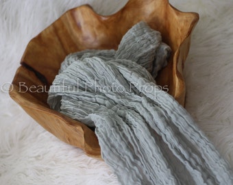 Light Gray Cheesecloth Baby Wrap Cheese Cloth Newborn Photography