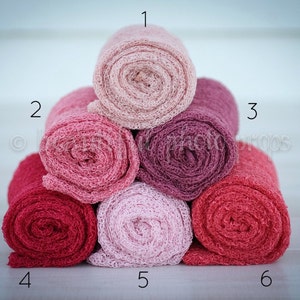 Stretch Knit Wraps in Pink Tones image 1