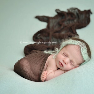 Dunkelbraun Käsetuch Baby Wrap Käsetuch Neugeborenen Fotografie