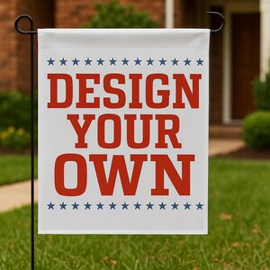 Custom Garden Flags with Your Photo/Logo, Personalized Double Sided Yard Flags, Porch Decor, Outdoor Event Display Banner, Gift for Family