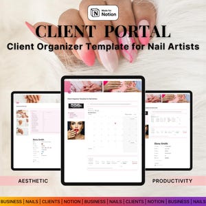Manicurist Client Organizer, Bookings and Client Management
