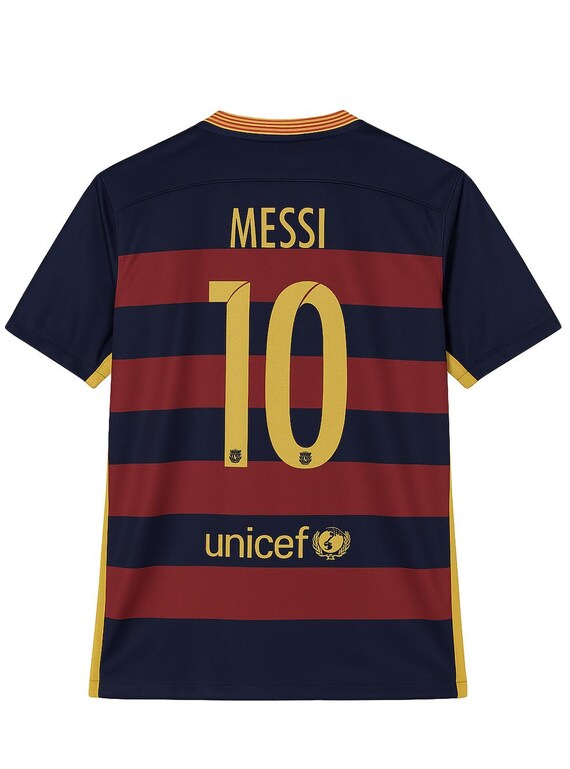 FC Barcelona 2015/16 Home Jersey Messi 10 Soccer Shirt