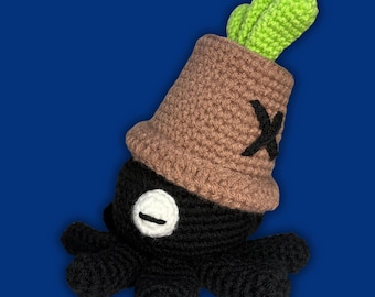 Octopus Plant Crochet Pattern | Amigurumi DIY Plush (PDF)