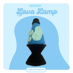 Lava Lamp Crochet Pattern – Retro Amigurumi Decor (PDF Pattern)