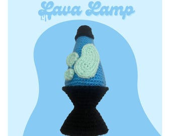 Crochet Lava Lamp – Amigurumi Pattern ONLY | Retro Room Decor | Funky Shelf Toy | Beginner Gift Idea | Handmade Aesthetic Decor