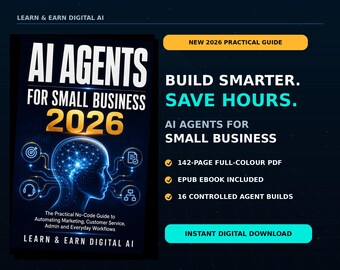 中小企業向けAIエージェント2026：ノーコード自動化ガイド（PDF + EPUB）