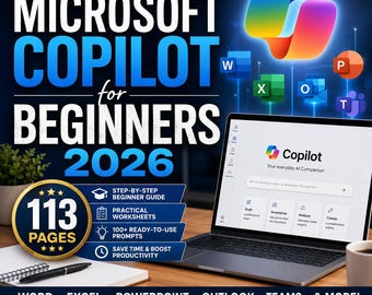 Microsoft Copilot 初心者向けガイド 2026年版 AI 生産性向上ガイド 116ページ（ワークシート付き）