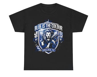 Chelsea FC Inspired T-Shirt: Blue Is The Colour Football Fan Tee