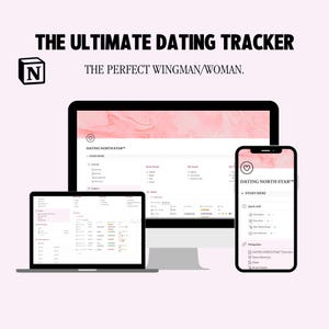 Notion Dating Template | Aesthetic Dating Tracker & Organizer | Dating North Star™ Digital Planner