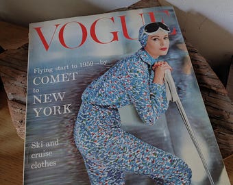 Vogue UK Jan 22 1936 Original Vintage Fashion Magazine - Etsy Israel