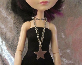 Doll Star Charm Pendant Necklace for Barbie Ever After High Monster High Dolls Handmade Custom by TorresDesigns - Ready To Ship