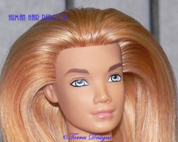 human hair doll etsy