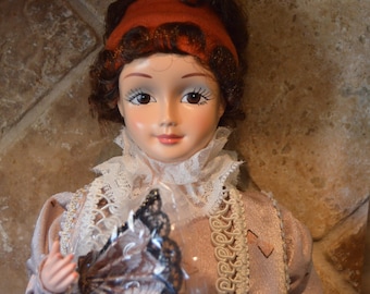 1987 Brinns amerikanska traditionsserie ~ Dolley Payne Madison porslinsdocka