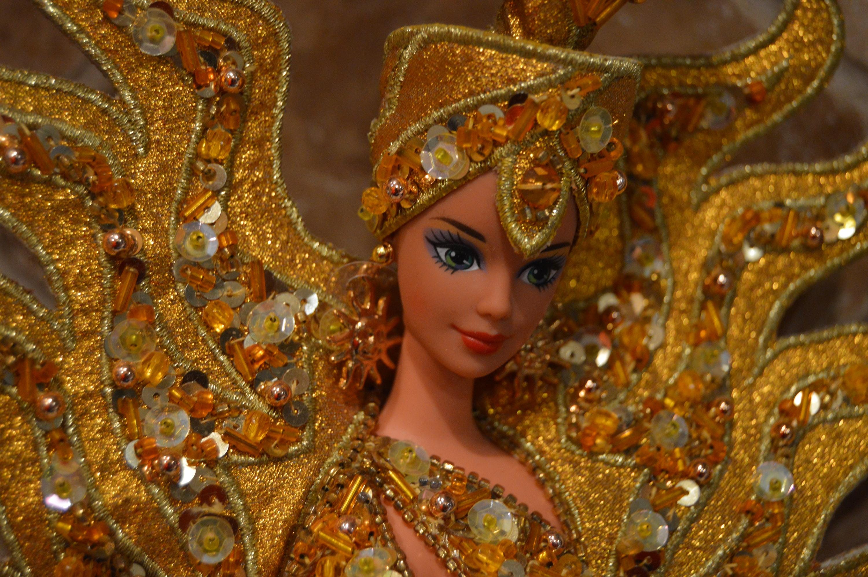 Goddess of the Sun Barbie and Moon Goddess Barbie~wearing Bob