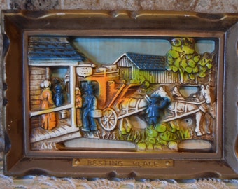 Resting Place~Plaster Relief~Exclusive Quality Export Product~BP Japan~