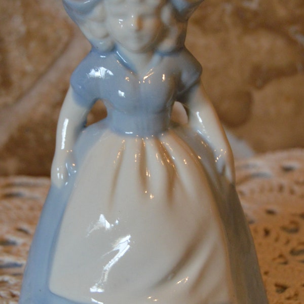 Price Imports Dutch Girl Bell~About 43/4" Tall~Right Foot Has Small Manufacturer Flaw (see photos)~Such A Cutie!