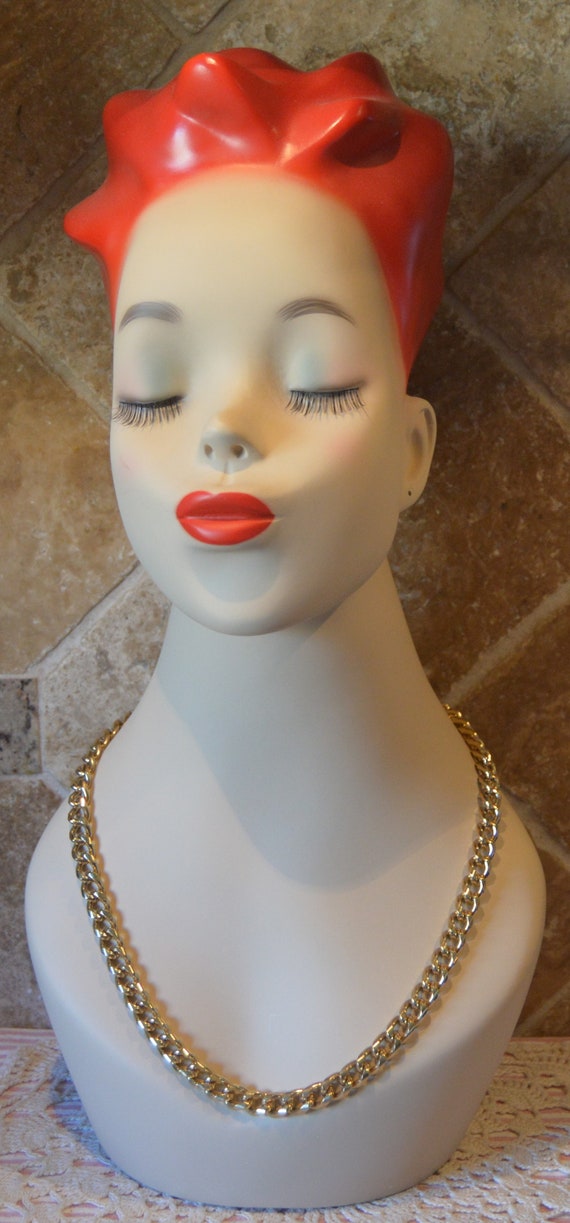 Gorgeous Givenchy Chunky Link 24.5" Necklace~1980s