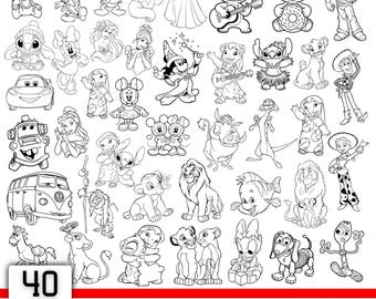 Mega SVG Bundle | Princess, Toy Story, Lion King, Stitch (Digital Download)