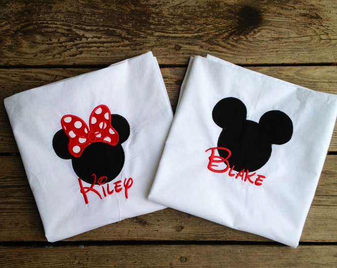 Personalized Disney Pillowcase for Sleepovers, Parties, or Vacation