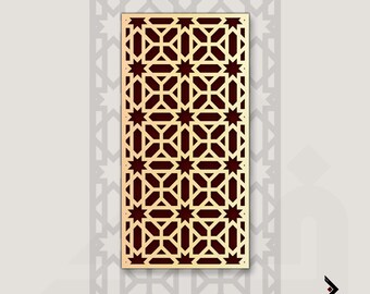 Moroccan pattern wall art - Style RC-0029 - Arabesque wall art - Islamic Geometrical wall art