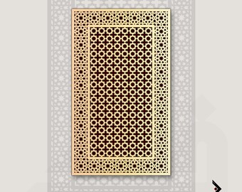Moroccan pattern wall art - Style RC-0032 - Arabesque wall art - Islamic Geometrical wall art