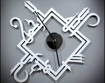 Arabic Wall Clock - Kufic Bismillah Wall Clock