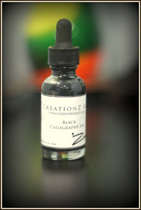Jet Black Calligraphy Ink Jet Black Calligraphy Ink
