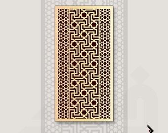 Moroccan pattern wall art - Style RC-0017 - Arabesque wall art - Islamic Geometrical wall art