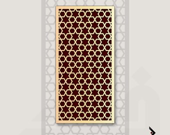 Moroccan pattern wall art - Style RC-0018 - Arabesque wall art - Islamic Geometrical wall art