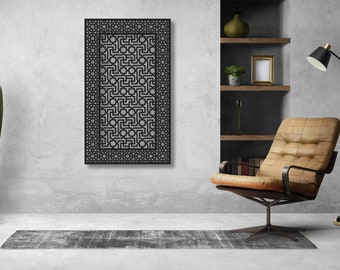 Moroccan pattern wall art - Arabesque wall art - Islamic Geometrical wall art