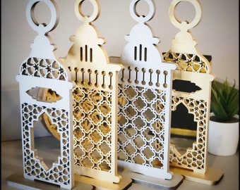 Moroccan latern art - Islamic artwork ideal for Ramadan decorations - Ramadan Mubarak - Ramadan Gifts and table top displays