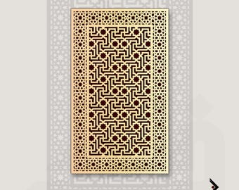 Moroccan pattern wall art - Style RC-0028 - Arabesque wall art - Islamic Geometrical wall art