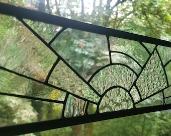 Sunrise in Clear Textured Glass