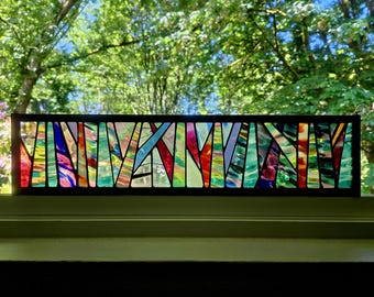 Stained Glass Fremont Forest