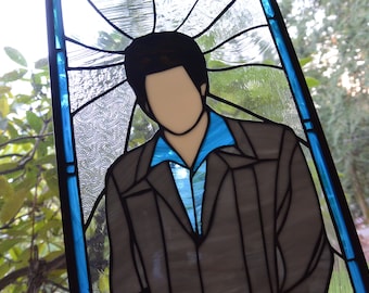 SALE ** Stained Glass Cosmo Kramer - The Kramer