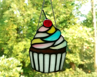 Stained Glass Cupcake