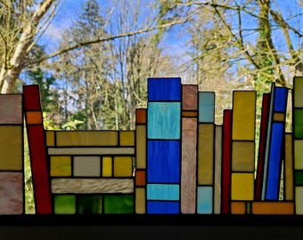 Stained Glass Book Bookshelf