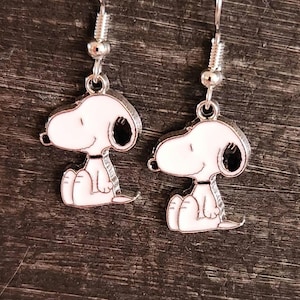 Snoopy Earrings - Etsy