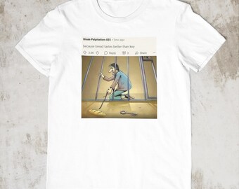 Bread Tastes Better Than Key Comfort Colors T-Shirt: Gen Z Humor Meme Tee