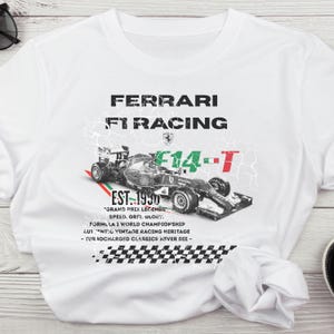 Vintage Ferrari Shirt, Ferrari T-Shirt, Ferrari F1 Shirt, Formula 1 Shirt, Car Shirt, Race Shirt, Grand Prix Shirt, Ferrari Racing, Car