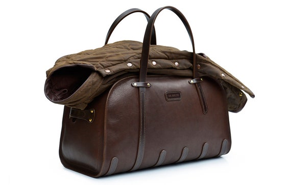 Aviator leather holdall bag hotsell