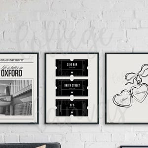 Miami University Print/Wall Poster (3 Count)