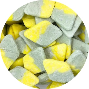 BUBS Sour Tutti Frutti Foam Rhombus - Swedish Candy - Gratis verzending