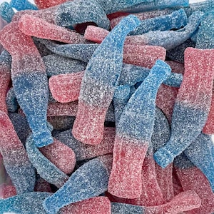 Jellio Big Fizzy Bottles, Swedish Halal, Bottle Candy