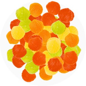Malaco Sour Seashells – Fruity & Tangy Swedish Gummy Candy, Vegan-Friendly, Chewy Shell-Shaped Sweets, Scandinavian Treat