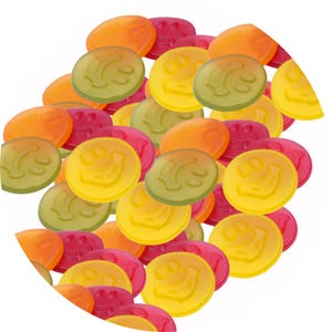Swedish candy - Malaco Smilies – Colorful Fruity Swedish Gummy Smiley Faces – Chewy Candy Treats – Malaco Sweets from Scandinavia