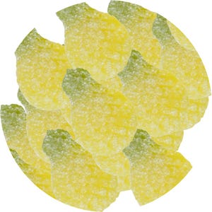 Swedish candy - Malaco Pineapple Sour – Tangy Tropical Vegan Gummy Candy with Chewy Texture – Authentic Swedish Fruity Treats