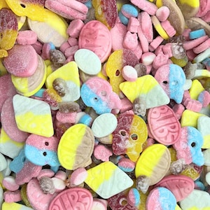 Bubs Mega Mix – Vegan Swedish Candy Assortment Sweet and Sour - Vegan, Gluten Free, Halal