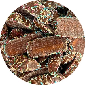 Swedish Candy - Jordgubbslimpor Strawberry Chocolate Foam Candy | Pick and Mix Bulk | Retro Scandinavian Sweets | Fruity Marshmallow