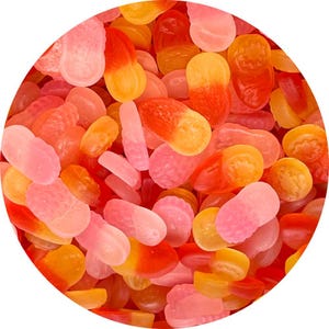 Tutti Frutti Passion Gummies | Swedish Candy Pick & Mix | Fruit Berry Blend Treats | Natural Colors | Tropical Gift Candy | Bulk Sweets